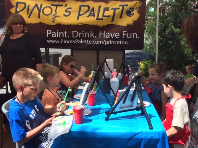 Kids Painting at Princeton Farmers' Market